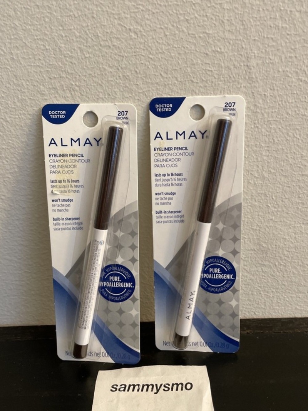 Almay Eyeliner Pencil # 207 Brown, x2 Discontinued See Description